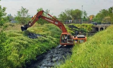 Torrejón vuelve a limpiar el arroyo Ardoz