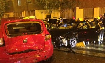 Cinco jóvenes, de entre 14 y 21 años, heridos en un accidente de tráfico en Madrid