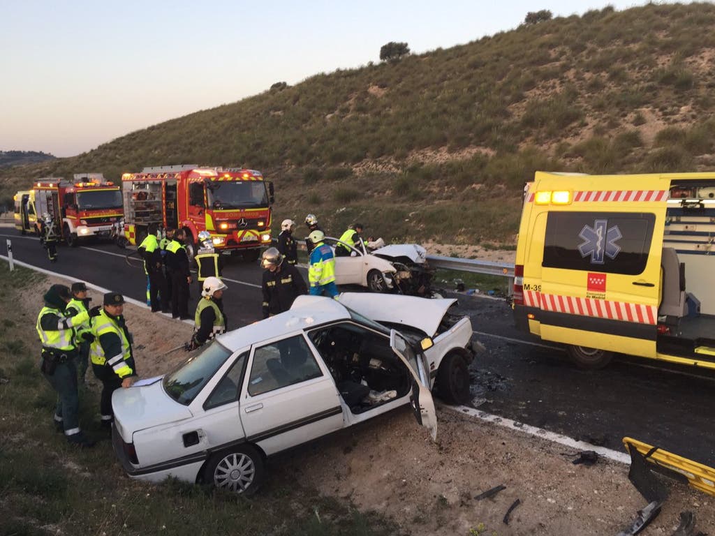 Un accidente en la M-311 deja dos heridos graves