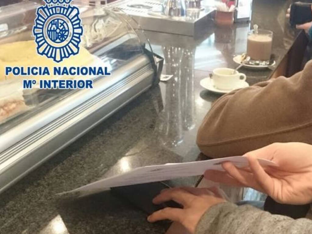 Detenidos por robar móviles en Guadalajara con un folio en blanco