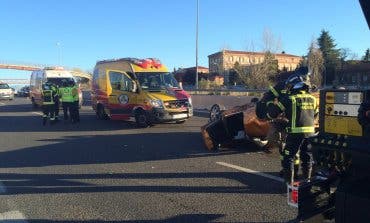 Herida grave una joven de 23 años en un accidente en la M-607