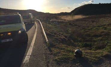 Fallece un motorista en la M-404