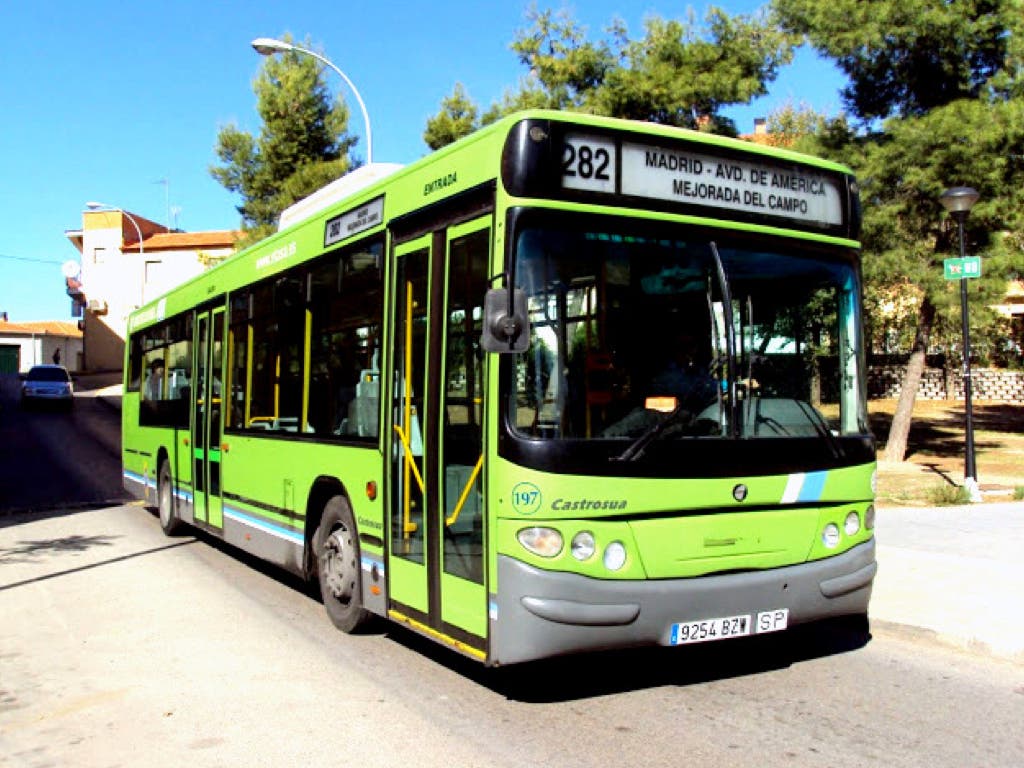 En marcha la huelga de autobuses en la Comunidad de Madrid