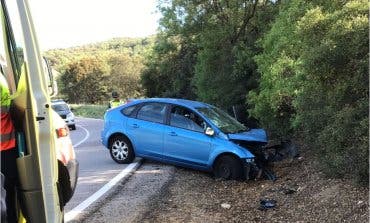 Un herido grave en un accidente de tráfico en Villar del Olmo