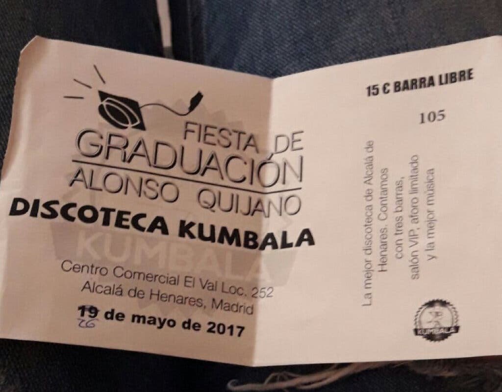 Alumnos de Alcalá de Henares se quedan sin fiesta de graduación y sin dinero