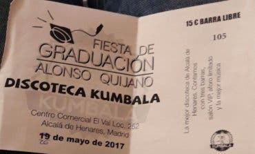 Alumnos de Alcalá de Henares se quedan sin fiesta de graduación y sin dinero