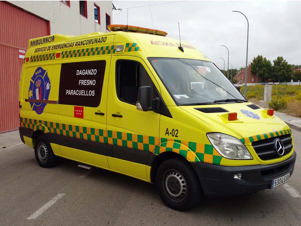 Un vecino de Cobeña, herido grave tras caerse de la bicicleta