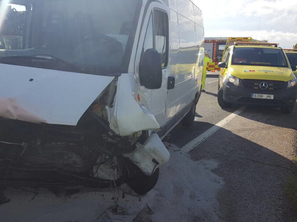 Un joven queda atrapado tras sufrir un accidente en Talamanca de Jarama