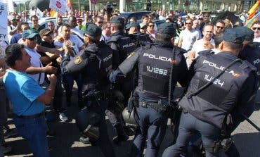 La huelga de taxistas en Madrid termina con cuatro detenidos