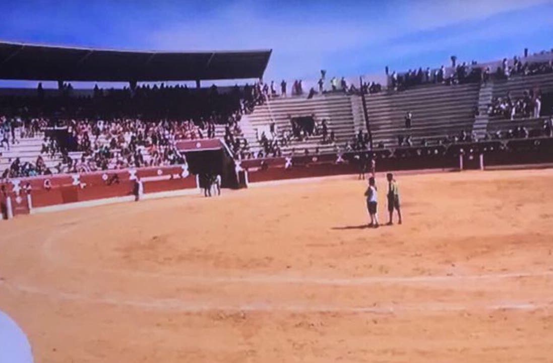 Dos heridos leves en el encierro de este sábado en Torrejón