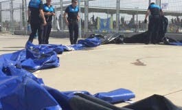 Cuatro heridos al levantarse por el viento cuatro castillos hinchables