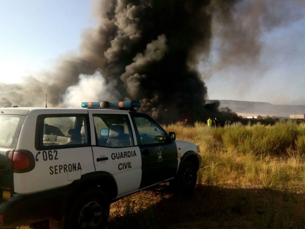 Multa de un millón de euros para la empresa del incendio de Chiloeches