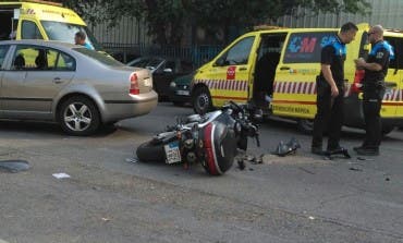 En estado crítico un motorista tras sufrir un accidente en Coslada