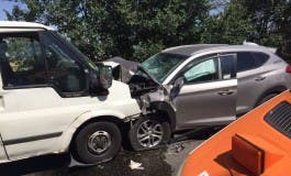 Cuatro heridos, dos graves, en un accidente en la M-511