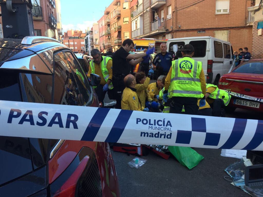 Un joven en estado crítico tras ser apuñalado en Madrid