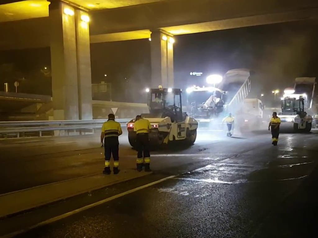 Cortes en la M-30 durante el fin de semana