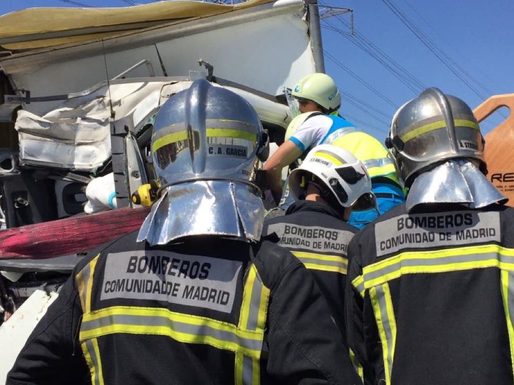 Grave accidente de camión en la A-1