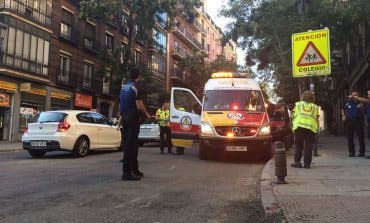 Herida grave una anciana al ser atropellada por una moto en Madrid