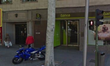 Atraco en una sucursal de Bankia en Madrid