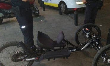 La Policía recupera la bicicleta robada a una atleta paralímpica en Madrid