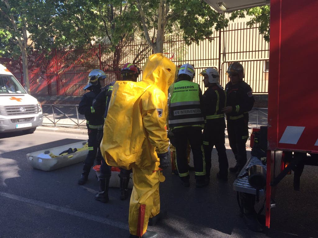 Un escape de cloro deja 17 intoxicados en una piscina de Madrid