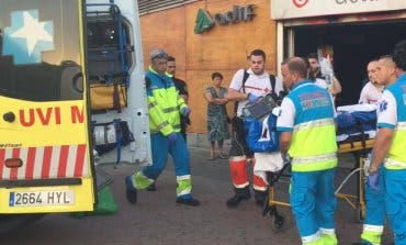 Un hombre cae por el hueco de unas escaleras mecánicas en Madrid