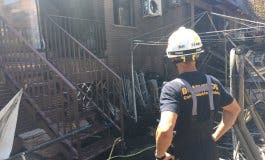 Un hombre se quema la cara y las manos tras un incendio en su vivienda