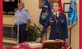 Toma posesión en Torrejón la primera oficial del Ejército del Aire al frente de una unidad