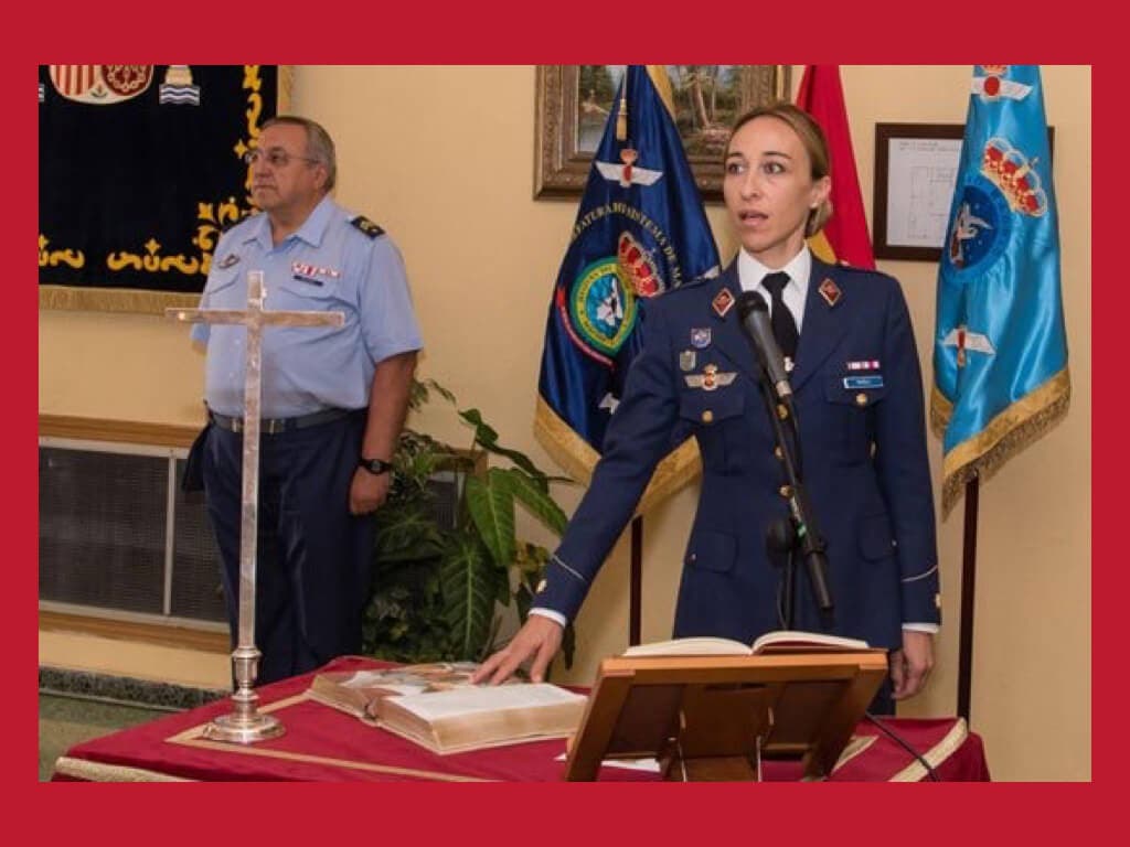 Toma posesión en Torrejón la primera oficial del Ejército del Aire al frente de una unidad