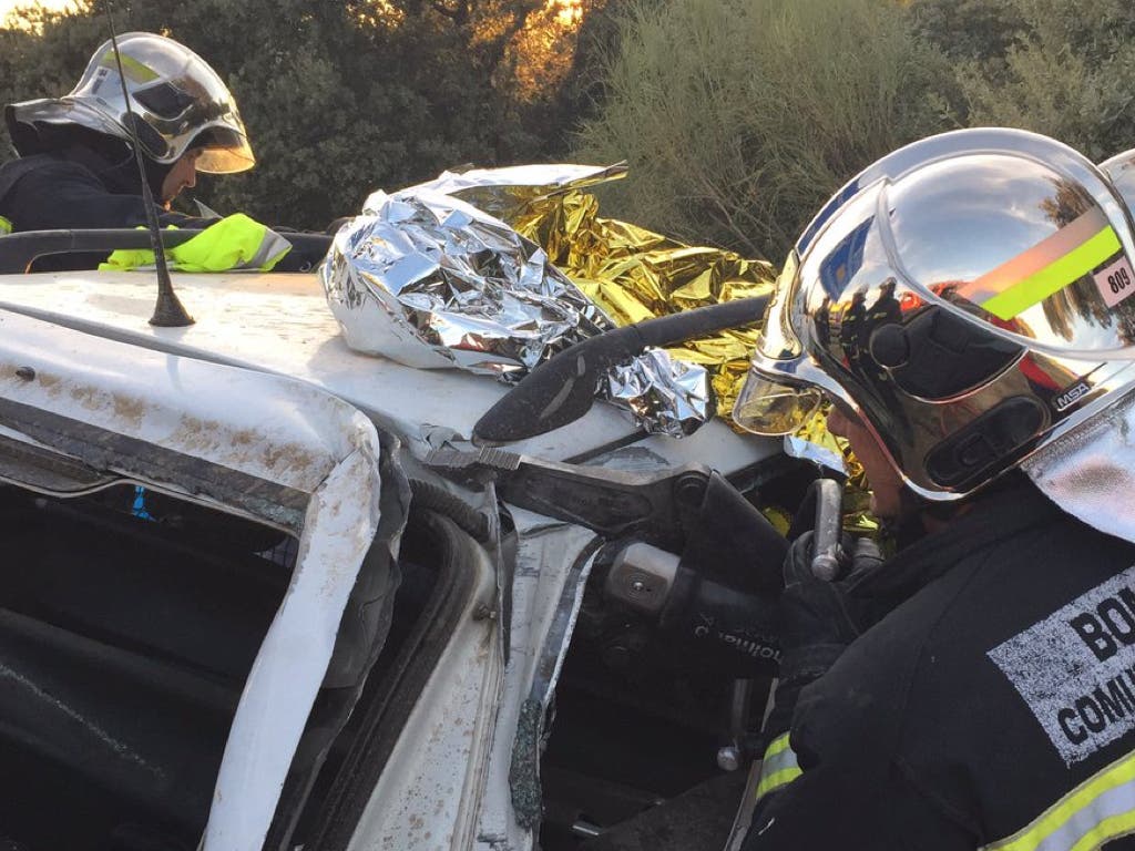 Un accidente en la M-503 deja un herido grave