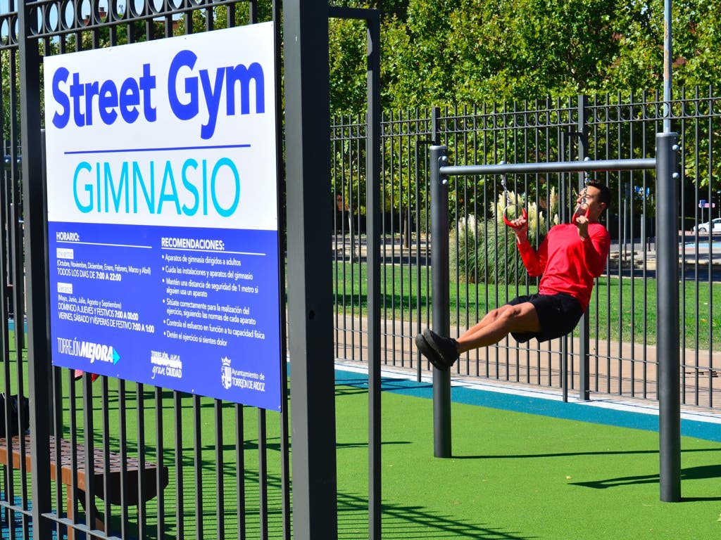 Torrejón estrena un nuevo gimnasio al aire libre