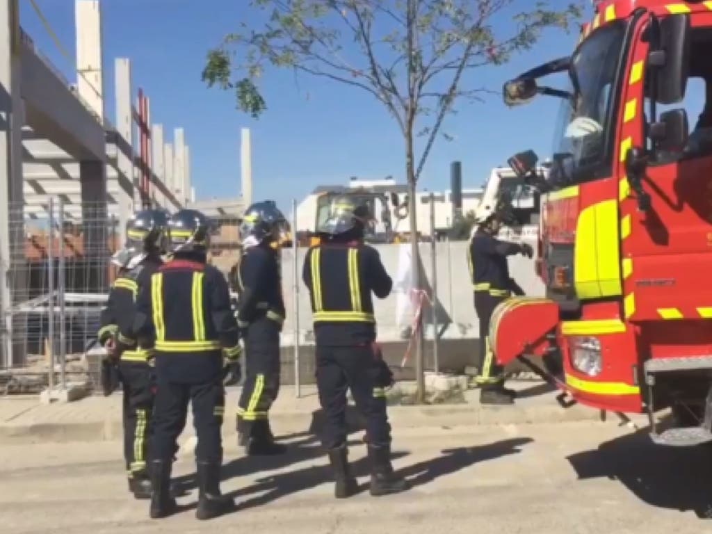 Muere un trabajador aplastado por una plancha de hormigón