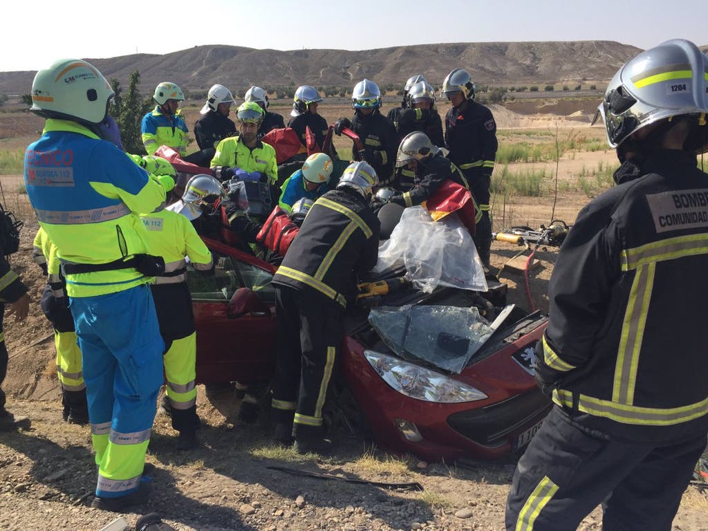 Herido grave un hombre cuyo rescate ha durado más de una hora