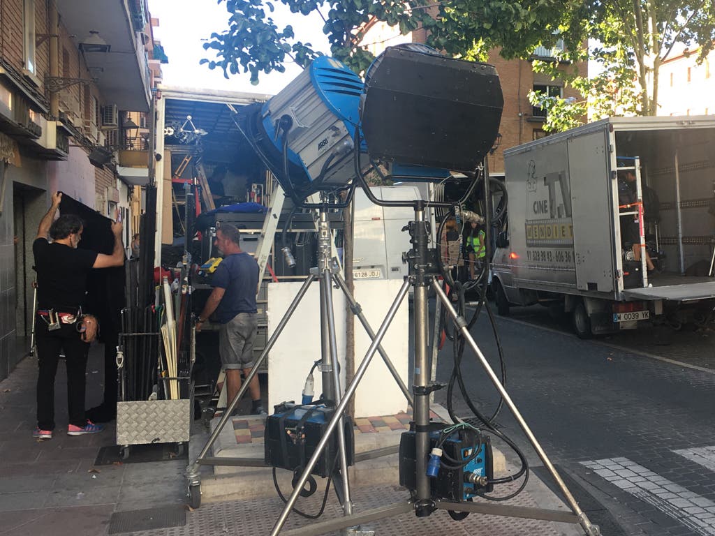 El centro de Torrejón acogió el rodaje de una nueva serie de Antena 3