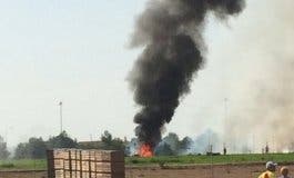 Muere un piloto tras estrellarse un avión militar cuando regresaba del Desfile