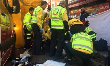 Muere una anciana atropellada por un autobús en Madrid
