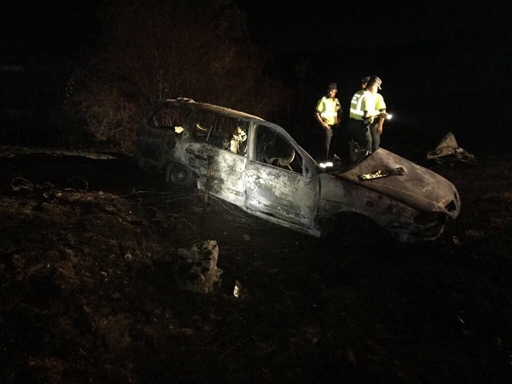 Dos personas mueren calcinadas en un accidente de tráfico en Madrid