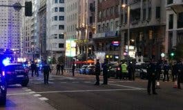 La Policía corta la Gran Vía por un coche sospechoso
