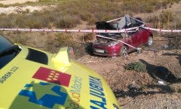 Herido un hombre en un aparatoso accidente en Campo Real