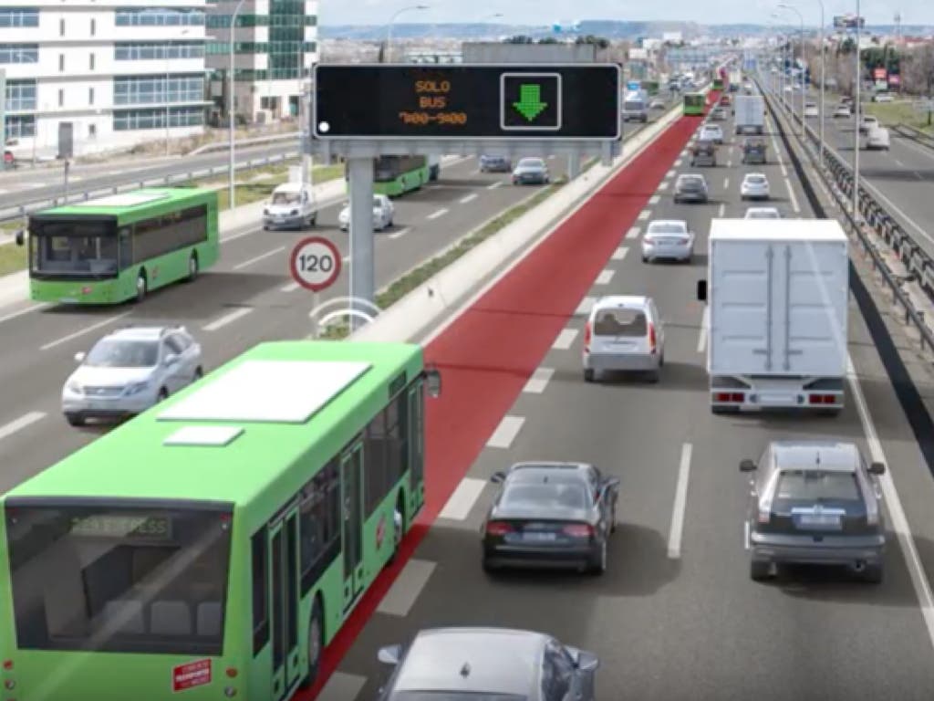 Aprobados definitivamente los proyectos para implantación del carril Bus-VAO en la A2