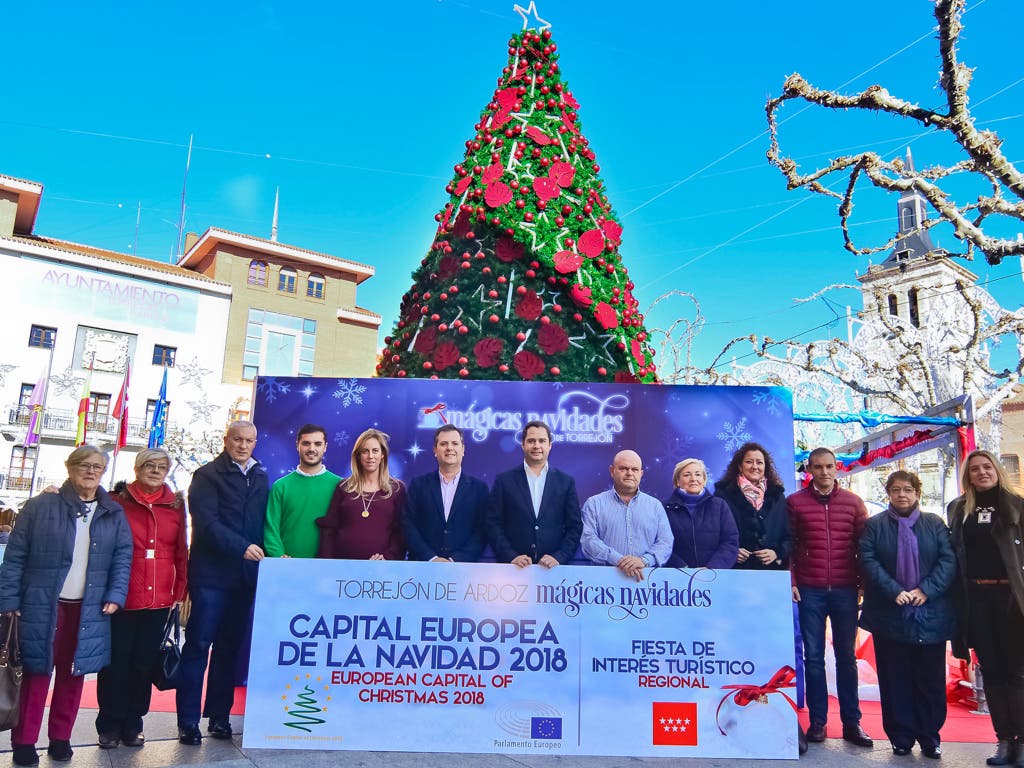 Torrejón celebra haber sido elegida Capital Europea de la Navidad 2018