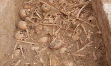 Descubren 90 cráneos y varios huesos humanos en unas obras en Madrid