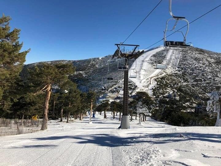 Comienza la temporada de esquí en el Puerto de Navacerrada