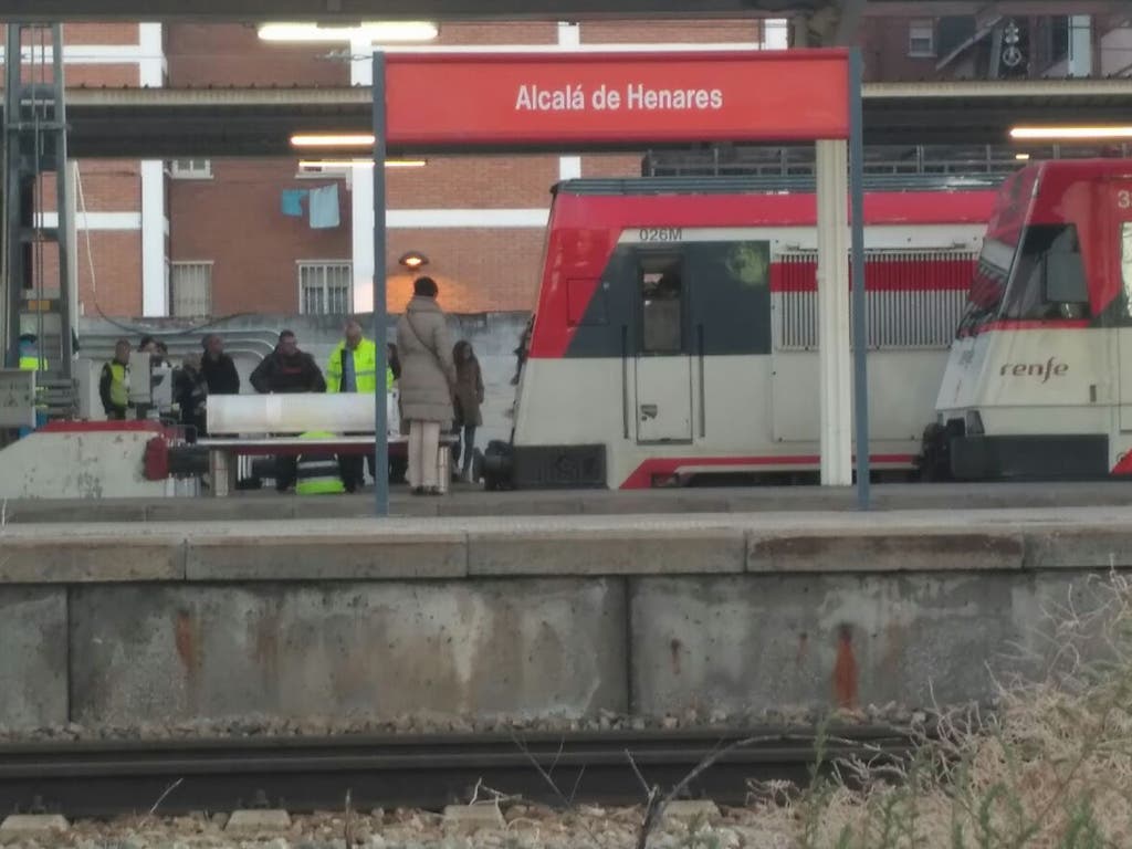 El accidente de tren en Alcalá de Henares, en imágenes