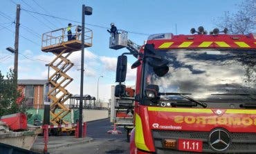 Herido grave en Algete al sufrir una descarga eléctrica cuando reparaba una farola