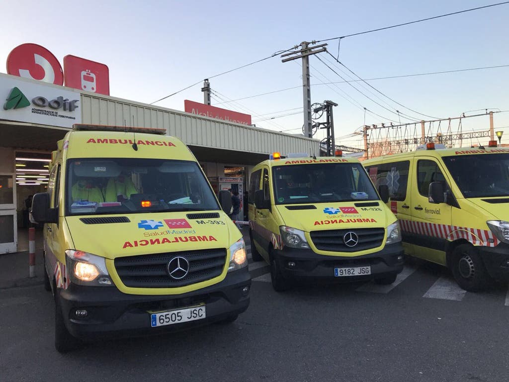 Reciben el alta los dos heridos graves del accidente de tren en Alcalá de Henares