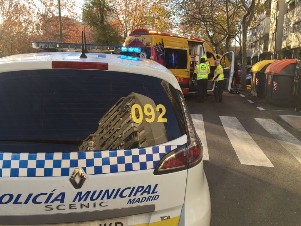 Herida grave una mujer tras ser atropellada en Madrid