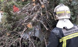 La borrasca Ana provoca en Madrid las primeras incidencias
