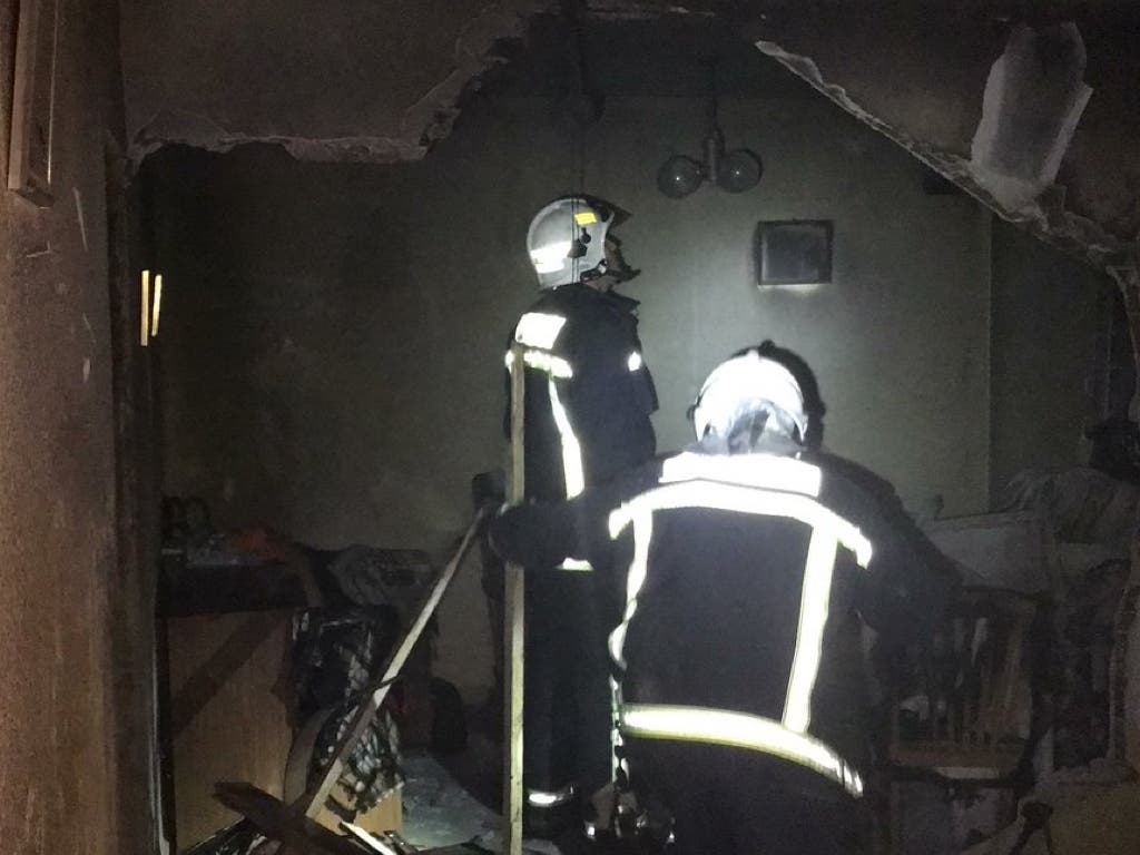 Cinco heridos tras una explosión de gas butano en una vivienda