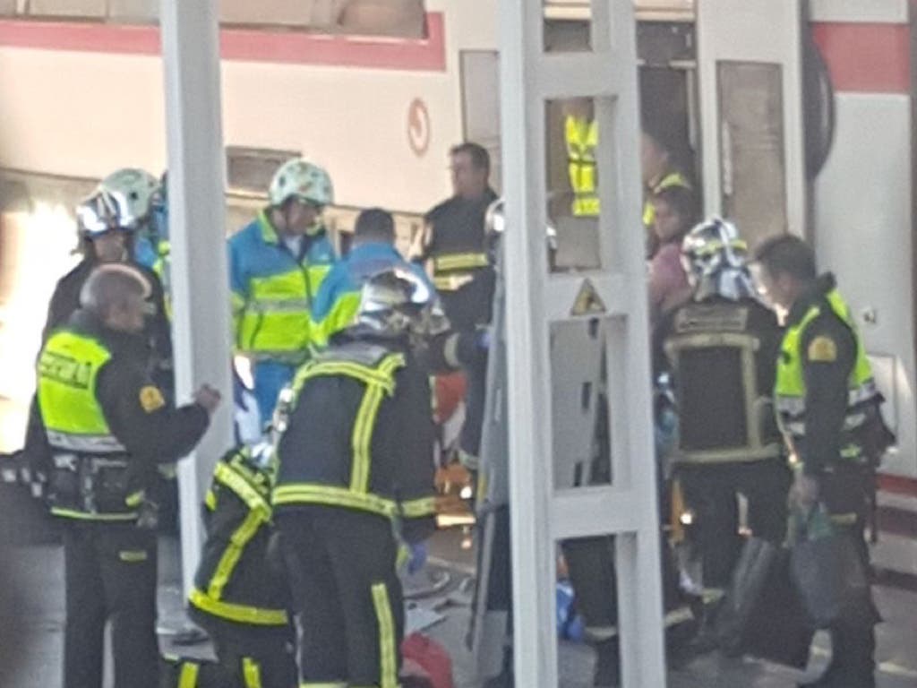 El accidente de tren en Alcalá deja dos heridos graves y once moderados